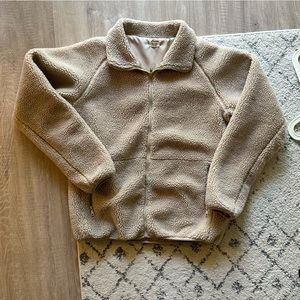Brandy Melville Willow Shearling Jacket - oversized sherpa/teddy jacket